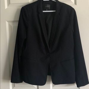 Navy pin stripped blazer - good condition